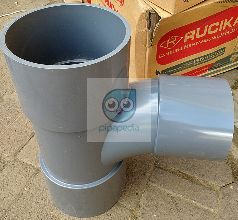 foto tee y 8x6 rucika dari samping atas