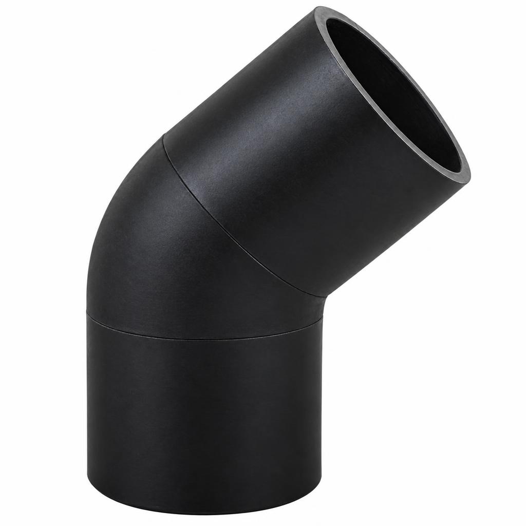 Fitting HDPE Okuma Elbow 45 Derajat Butt Fusion