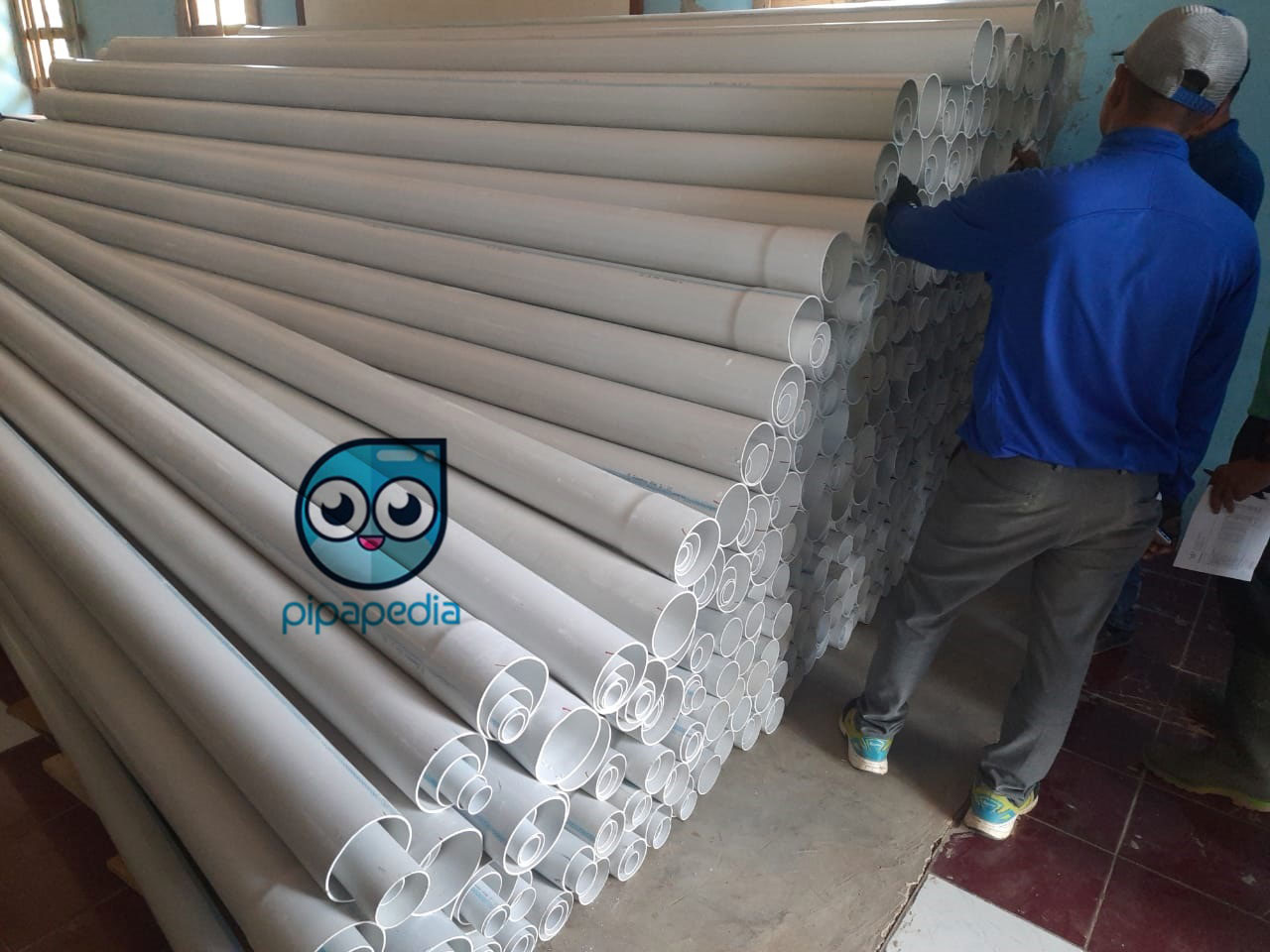 pengiriman pipa PVC Signature untuk proyek pak Arif ke Indramayu