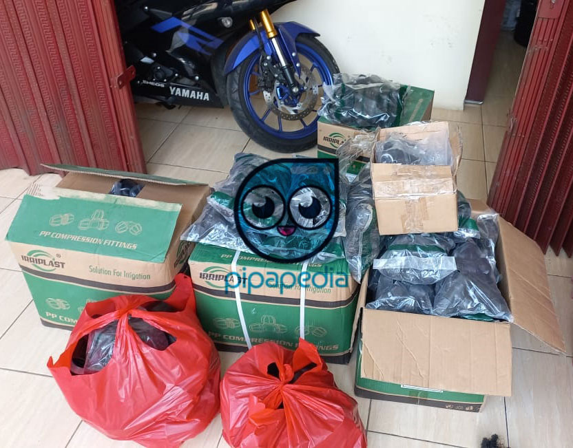 Pengiriman fitting HDPE pesanan pak Denis di Pamulang