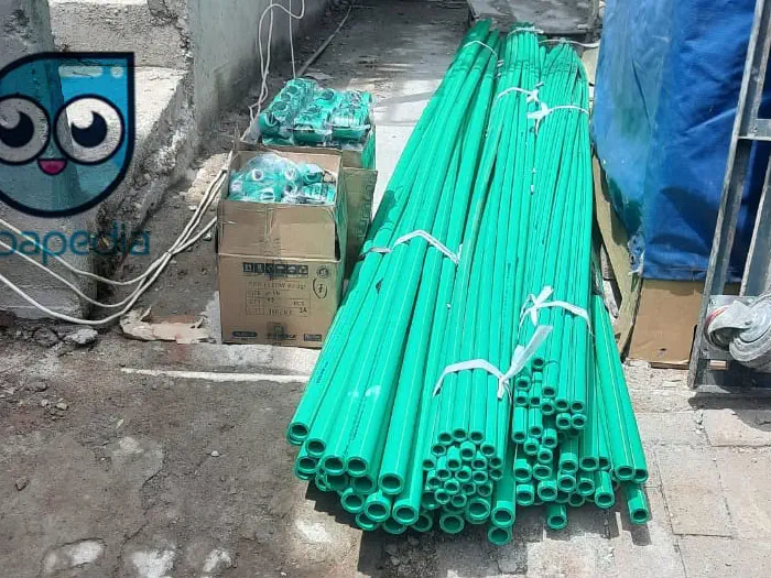 Bukti pengiriman Proyek Pak Rizki - Pipa PPR - Senayan oleh PipaPedia