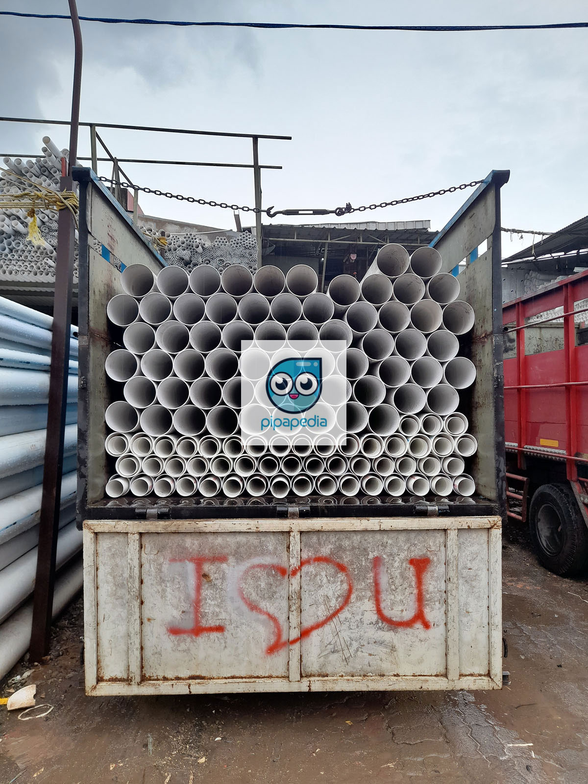 Pengiriman pipa PVC Vinilon untuk proyek Podomoro Golf View di Cimanggis