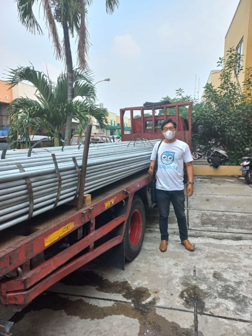 tim pipapedia siap mengirimkan kebutuhan pipa anda sampai ke pelosok negeri