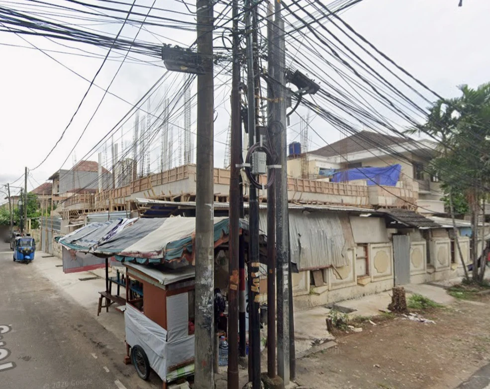 Suasana kawasan sekitar lokasi proyek rumah tinggal Griya Mandiri di Cempaka Putih