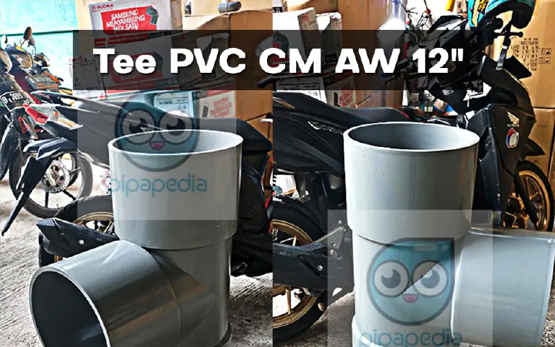 Tee PVC CM AW 12"